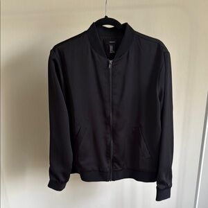 Black Bomber Jacket